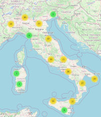 Mappa centri assistenza